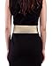 Womens Wide Elastic Waist Belt for Dresses Waistband Trimmer Stretch Cinch Belt