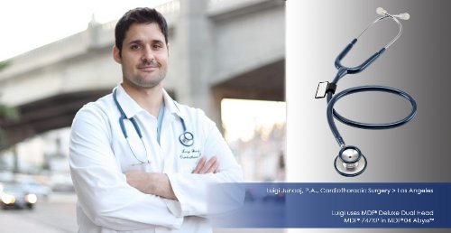 MDF Acoustica Deluxe Lightweight Dual Head Stethoscope - Pink (MDF747XP-01)