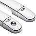 8 PCs Mirror Polished Triple Chrome Plated Door Handle Cover 3M Adhesive Tape Stick On With Smart Key for 2004-2011 Nissan Versa / Tiida / Latio 2004-2009 Nissan Note