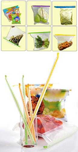 Compia 8Pcs 4 Sizes Seal Stick Storage Chip Bag Fresh Food Snack Clip Grip Coffee - Thumbnail 6