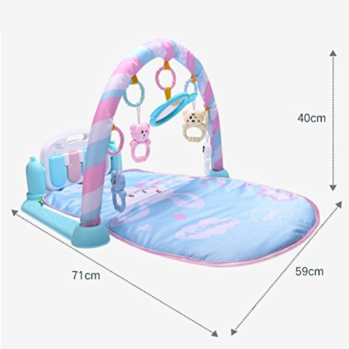 image for TOYMYTOY Fitness Bodybuilding Frame Pedal Piano Music Play Mat Blanket