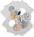 Coin Flip Assortment by Hobbymaster - Cardboard 2x2 Holders - 25 Each of 6 Sizes