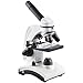 Solomark Compound Student Monocular Microscope with Smartphone Adapter, 40X - 800X All Metal Optical Glass Lenses with Microscope Prepared, Blank Slides and Black Storage Bag