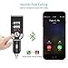 Manfiter Bluetooth FM Transmitter Wireless Radio Adapter Car Kit Bluetooth 4.2 Transmitter Audio for Car, FM Modulator Support USB Drive/TF/SD Card, Dual USB Car Charger, Handsfree Call for Smartphone