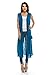 Nelly Aura Open Duster Sleeveless Long Cardigan Vest w/ Pockets - MADE IN USA - All Sizes + Colors