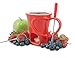 Swissmar F12066 4-Piece Sweetheart Chocolate Fondue Mug Set