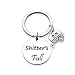 TOGON Shitter's Full Keychain Camper Keyring RV Keychain Camping Keychain Camping Lovers Gift Trailer Vacation Jewelry (Shitter's Full Keychain)