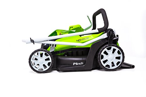 4 GreenWorks+MO40B410+Mower+Battery+Included