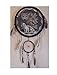 Decorative Dream Catcher with Wolves Print - Handmade Home Decor for Living Room, Bedroom, and Doors - With Feathers and A Large Printed Fabric with Wildlife Inspired Images - 13