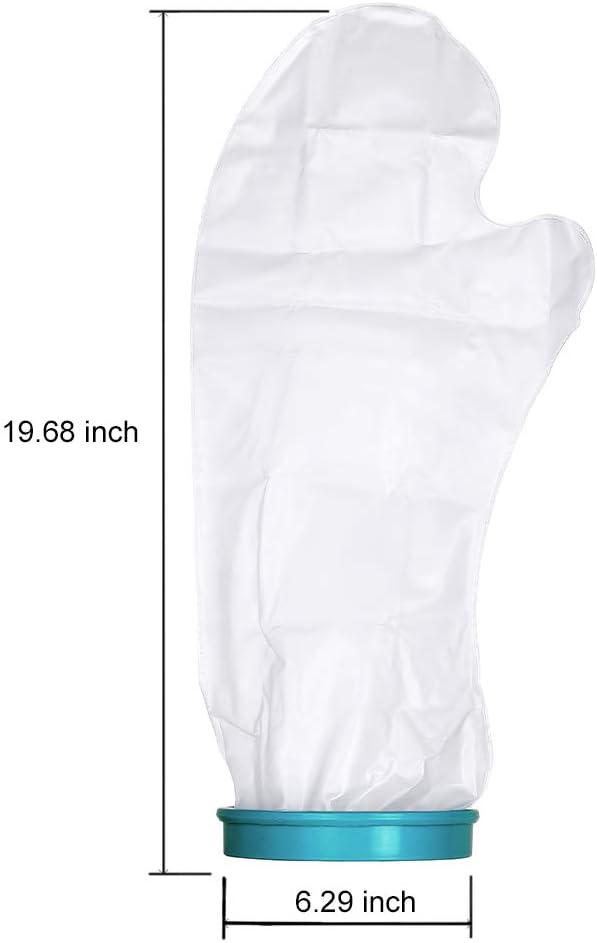 XHIVAR Dry Waterproof Cast Wound Cover and Bandage Protector Arm Sleeve Broken Hand Wrist for Shower Bath Reusable(Short Arm): Health & Personal Care