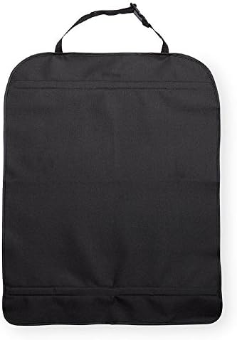 Premium Kick Mats (2 Pack) by LYFESMART | Car Kick Mat provides universal car seat protection from dirty foot prints, scuffs marks and stains | Recommended for active kids in the back seat