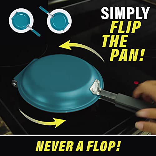 GOTHAM STEEL Nonstick Double PanEasy to Flip Pan Fluffy Omelets