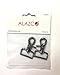 ALAZCO Small Chrome Lobster Claw Trigger Snap Hook with Wide Swivel Eye - Purse & Bag Straps (2pc)