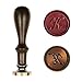 UNIQOOO Arts & Crafts Vintage Initial Letter K Wax Seal Stamp - Copper Stamp & Padauk Wood Handle - Exceptional Gift Idea for Artistic Types, Earthy Folks, and Everyone in-Between