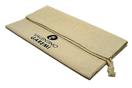 Valentino Garemi Shoe Care Brush Set - 2 Polishing Brushes, Cloth, 2 Applicators Brush - Genuine Horse Hair - Footwear Shine, Polish, Buff and Clean - Made in Germany