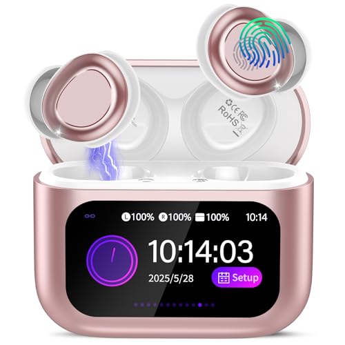 Bluetooth Kopfhörer In Ear, 48H Schlafkopfhörer Seitenschläfer Touchscreen