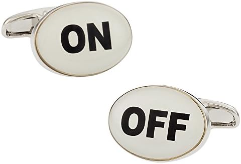 Cracked PepperCuff-Daddy On Off Cufflinks with Presentation Gift Box Perfect for Travel - Great from Groomsmen for Wedding