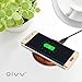 Wood Wireless Charger, QIVV Wireless Charging Pad Qi Wireless Charger for Samsung S6 / S6 Edge / Edge+, Note 5, Nexus 4 / 5 / 6 /7, Nokia Lumia 920, LG Optimus Vu2, HTC 8X and All Qi-Enabled Devices