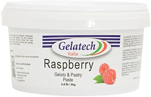 Raspberry Gelato and Pastry Paste - 1 tub - 6.6 lbs