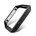 2PCS Fitbit Blaze Frame, Sailfar Stainless Steel Replacement Protection Metal Frame/Housing/Shell/Holder/Bezel for Fitbit Blaze Smart Watch (Silver + Black)
