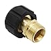 Twinkle Star Pressure Washer Twist Connect Accessories Screw Nipple M22 14 Male to M22 15 Female Couplings
