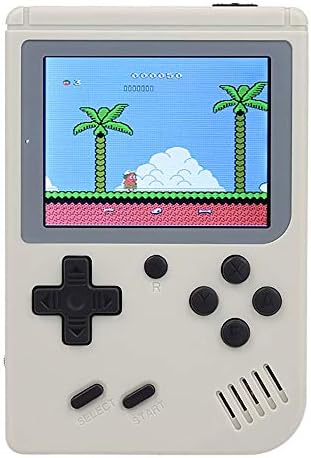 Leless Retro Mini Handheld Video Game Console Gameboy Built-in 500 Classic Games (White)