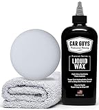 CarGuys Liquid Wax - The Ultimate Car Wax Shine with Polymer Paint Sealant Protection! - 8 oz Kit