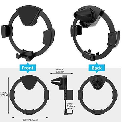 2019 New Echo Input Auto Car Air Vent Mount Bracket Holder, Boomba Universal ABS Plastic Automatic Mount Holder Compatible with Echo Input - Black - Thumbnail 6