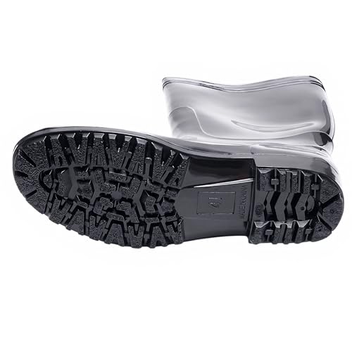 JOMIX Botas de Agua para Hombre Caña Media PVC Goma Botines de Lluvia Impermeable Antideslizante Ligeras Cómodas para Jardín Trabajo Pesca Acampada