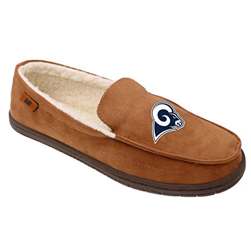 FOCO Los Angeles Rams NFL Mens Exclusive Beige Moccasin - XL