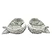 Angel Wings White Tea Light Candle Holder - Set of 2 by Giftbrit