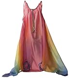 Sarah's Silks Fairy Dress in Pink with Rainbow Wings