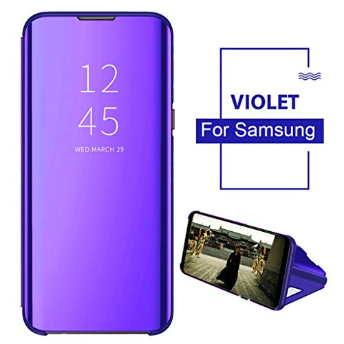 Bokoo Smart View Mirror with Auto Sleep Wake Flip Anti-Scratches Stand Case Cover for Samsung Galaxy S10 Plus 6.4inch PhoneCase