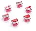 Dazzling Toys Plastic Fake Teeth - Pack of 6 Jumping Walking Chattering Wind Up Toys for Kids, Mini Amusement Toy for Gift, Goody Bag & Stocking Stuffer, Silly Prank Game Stuff, Halloween Party Favors