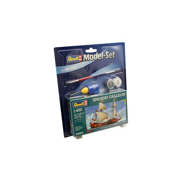 Revell Modellbausatz Schiff 1:450 - Spanish Galleon im Maßstab 1:450, Level 3, originalgetreue Nachbildung mit vielen… – Bild 6