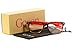 Goson Vintage Hipster Nerd Red Black two tone Frame/Clear Lens Wayfarer 57 mm Glasses