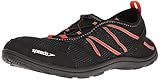Speedo Men's Seaside Lace 5.0 Athletic Water Shoe, Black/Orange, 9 C/D US