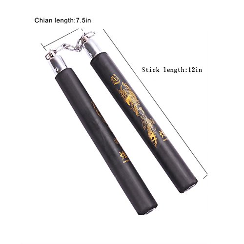 Modovo Swivel Chain Foam Padded Training Nunchaku 12" Length(Loong