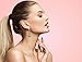 BONALUNA Bohemian Wood And Marble Effect Oblong Shaped Drop Statement Earrings