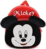 Kids School Bag Soft Plush Backpack Cartoon Toy, Children's Gifts Boy Girl/Baby/ Decor School Bag For Kids (Micky)