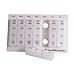 HealthSmart Weekly 7-Day Pill Organizer Medication Planner, Clear
