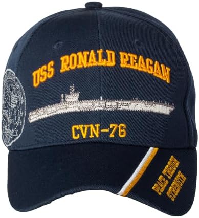 Amazon.com: EC USS Ronald Reagan CVN-76 HAT with Cowboy - Navy