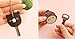 Miraclekoo Cute Cartoon Key Cover PVC Keycaps Id Identify Key Tag,6 Pcs, Each Shape