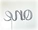Handmade 1st Birthday Cake Topper Decoration - One - Double Sided Glitter Stock (Silver)