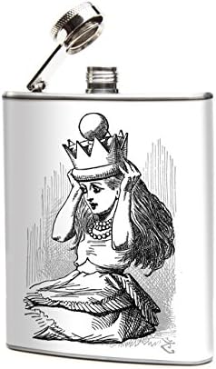 Oso and Bean Alice in Wonderland Queen Alice Hip Flask