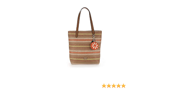 PACO MARTINEZ | Bolso shopper de rafia multicolor a rayas : Amazon.es:  Zapatos y complementos