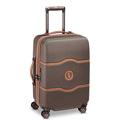 DELSEY Paris Chatelet Air Hardside Luggage, Spinner Wheels, Chocolate