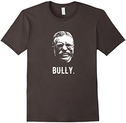 Men's Teddy Roosevelt Smiling Bully T-Shirt 2XL Asphalt
