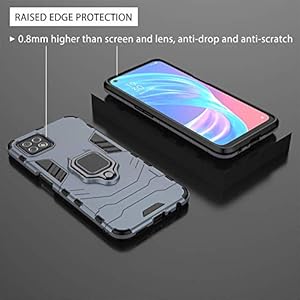 TANYO Cover + [2 Pezzi] Vetro Temperato per Oppo A73 5G, TPU/PC Dual Layer Armor Antiurto Protezione Custodia [360… - immagine 5