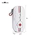 MedBuddy Portable Travel Case - Holds 2 EpiPens or Auvi-Q, Inhaler, Allergy/Asthma - Expandable and Compact for Emergency Access (White)